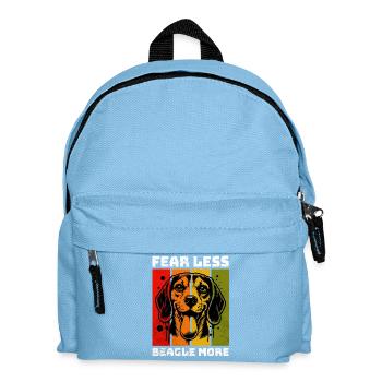 Beagle Beagle - Kinder Rucksack - Hellblau - Vorne