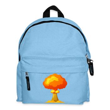 Nukleare Explosion Atomic - Kinder Rucksack - Hellblau - Vorne