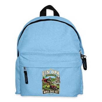 EIN Opa muss tun, was Oma SAGT - Kinder Rucksack - Hellblau - Vorne