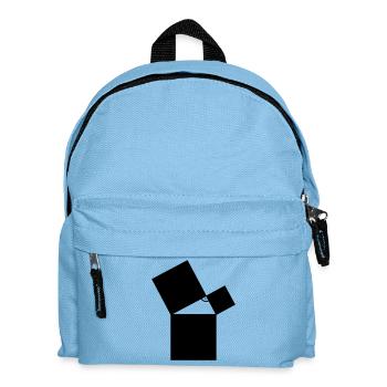 mathe - Kinder Rucksack - Hellblau - Vorne