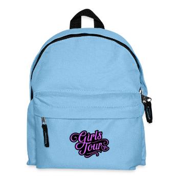 Girls Tour Heart Saying - Kids' Backpack - light blue - Front