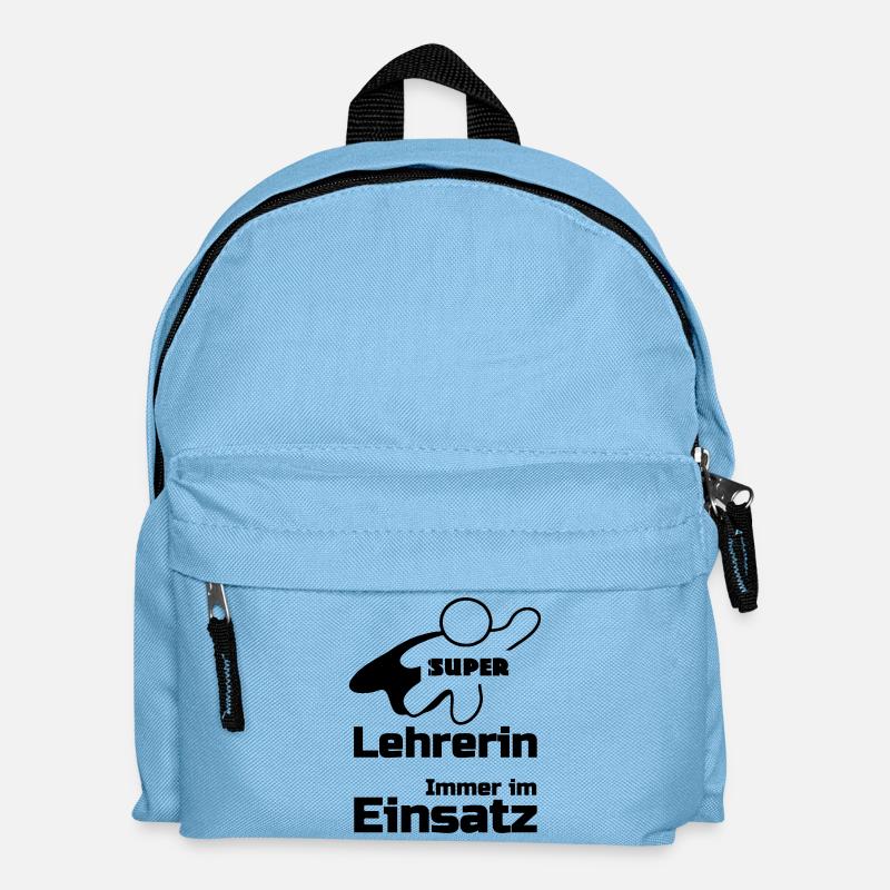 Super Lehrerin Geschenk - Kinder Rucksack - Hellblau