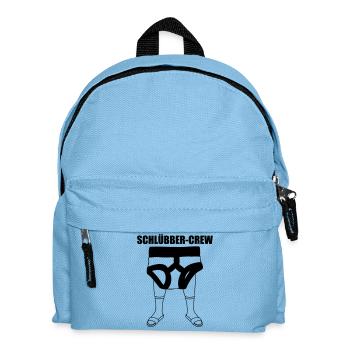White socks - Kids' Backpack - light blue - Front