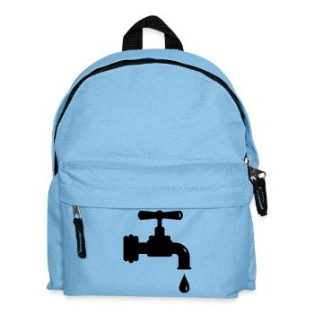 Un robinet qui goutte - Sac à dos Enfant - bleu clair - Devant