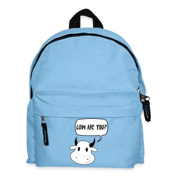 Vache / ferme: vache Vous êtes? - Sac à dos Enfant - bleu clair - Devant