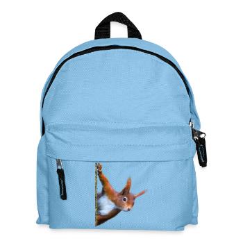 Eichhörnchen - Kinder Rucksack - Hellblau - Vorne