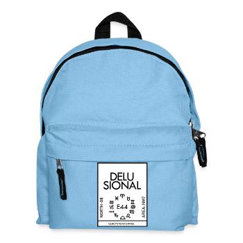 DELUSIONAL - Sac à dos Enfant - bleu clair - Devant