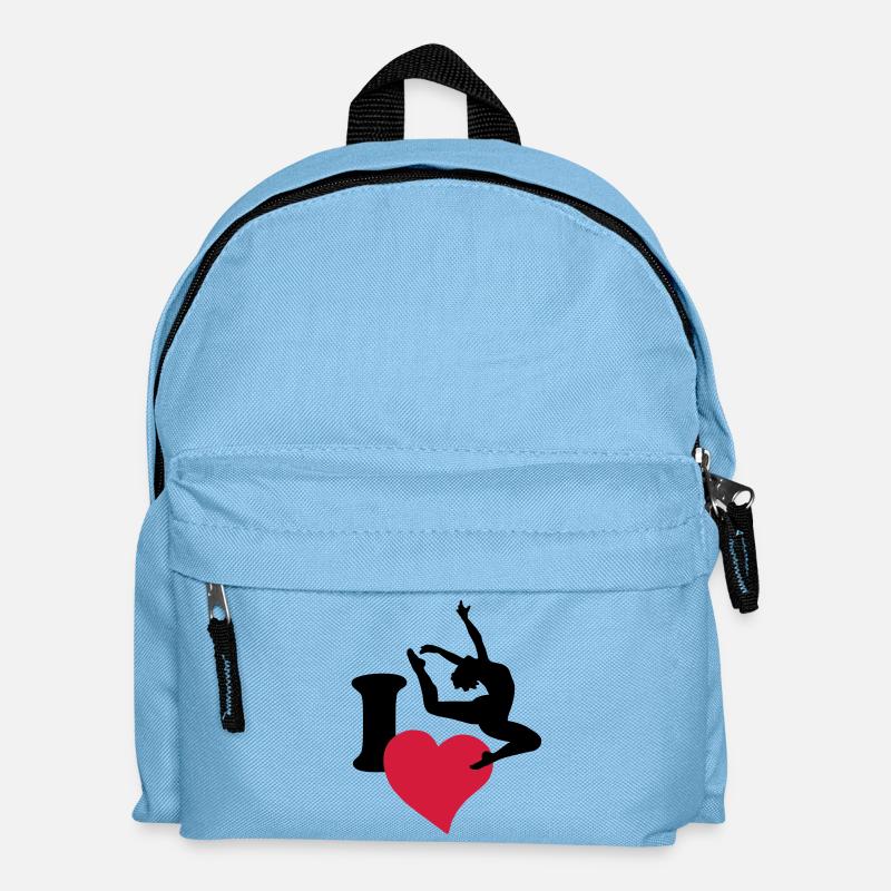 I love to dance - Kids' Backpack - light blue