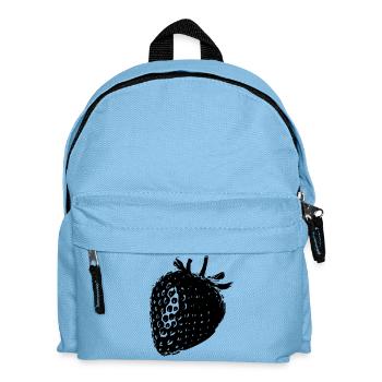 strawberry - Kids' Backpack - light blue - Front