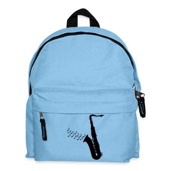 Saxophone / Jazz / Music - Kids' Backpack - light blue - Front