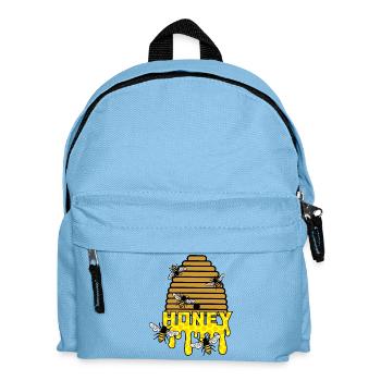 Ruche de miel d’abeille - Sac à dos Enfant - bleu clair - Devant