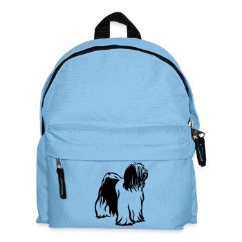 Tibetan Terrier - Kids' Backpack - light blue - Front