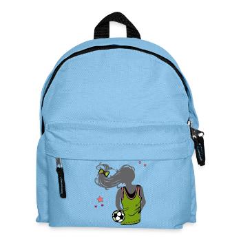 Football Féminin, Football, Fille - Sac à dos Enfant - bleu clair - Devant