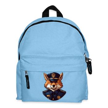 Renard policier - Sac à dos Enfant - bleu clair - Devant