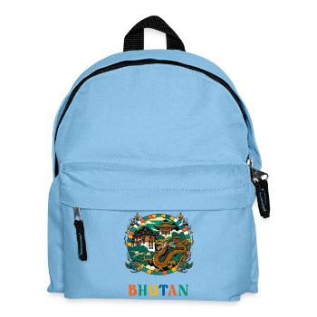 Bhutan Dragon South Asia Thimphu - Kids' Backpack - light blue - Front