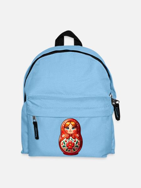 Russian Khokhloma Russland Russen Russische - Kinder Rucksack - Hellblau