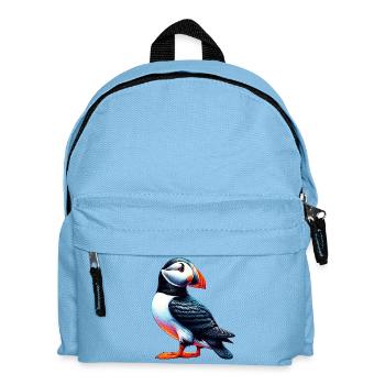 Papageitaucher - Kinder Rucksack - Hellblau - Vorne