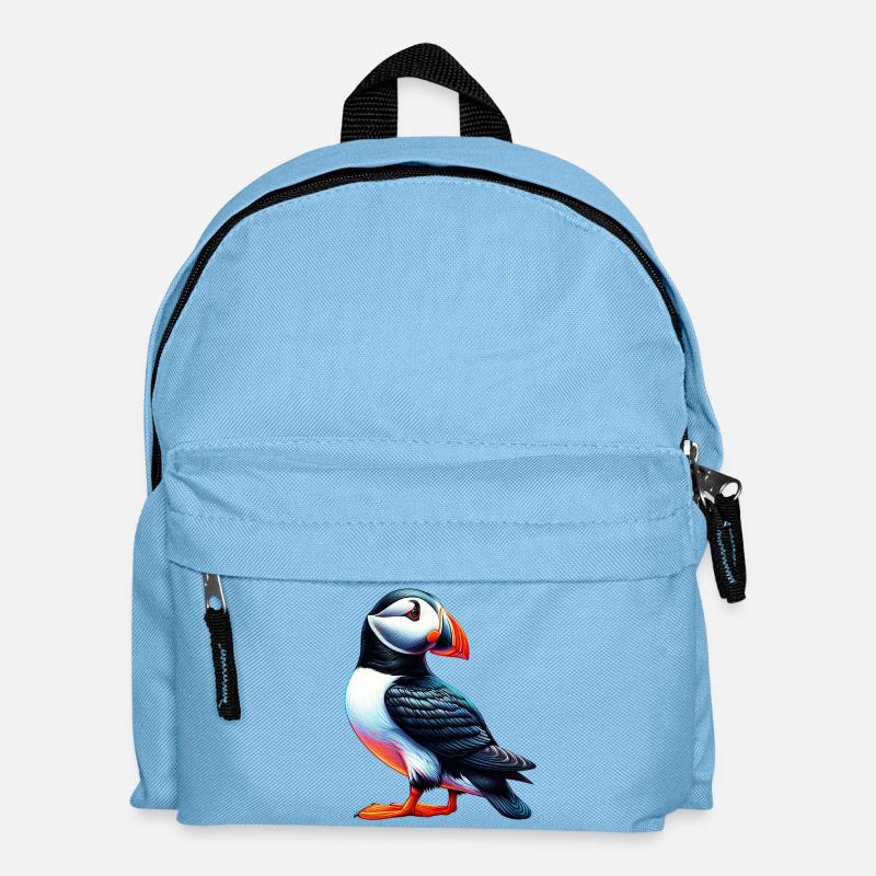 Papageitaucher - Kinder Rucksack - Hellblau