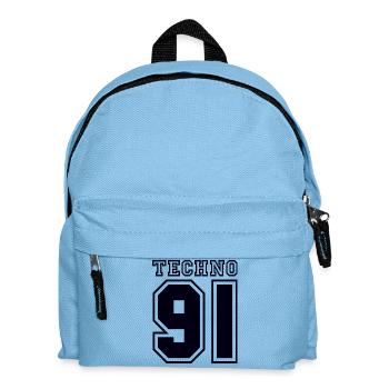 TECHNO 91 - Kinder Rucksack - Hellblau - Vorne