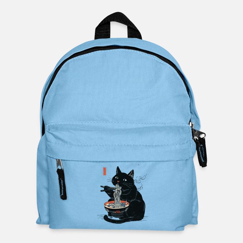 Ramen Kitty - Kinder Rucksack - Hellblau