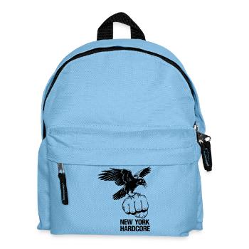 NYC Hardcore Eagle Design - Kids' Backpack - light blue - Front