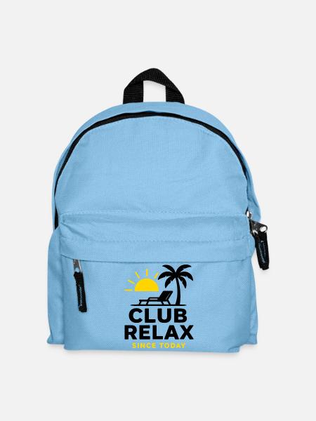 Sonnenaufgang mit Motivationsbotschaft - Kinder Rucksack - Hellblau