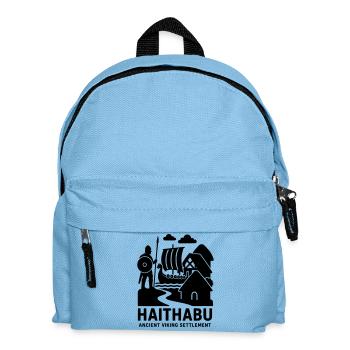 haithabu wikinger dorf  - Kinder Rucksack - Hellblau - Vorne