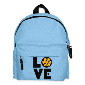 Sweet as Honey Love Romantic and Witty Typography - Kids' Backpack - light blue - Front