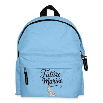 Hochzeitsteam Junggesellenabschied Braut - Kinder Rucksack - Hellblau - Vorne
