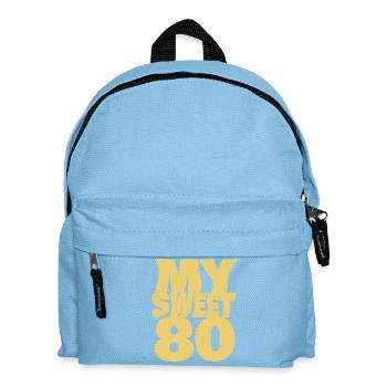80 - Kinder Rucksack - Hellblau - Vorne