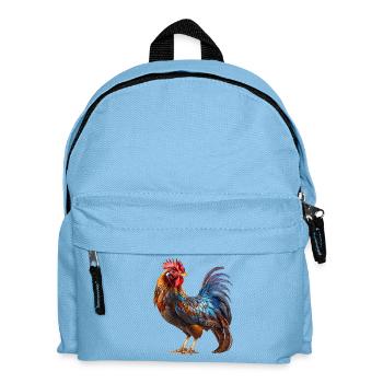 Hahn - Kinder Rucksack - Hellblau - Vorne