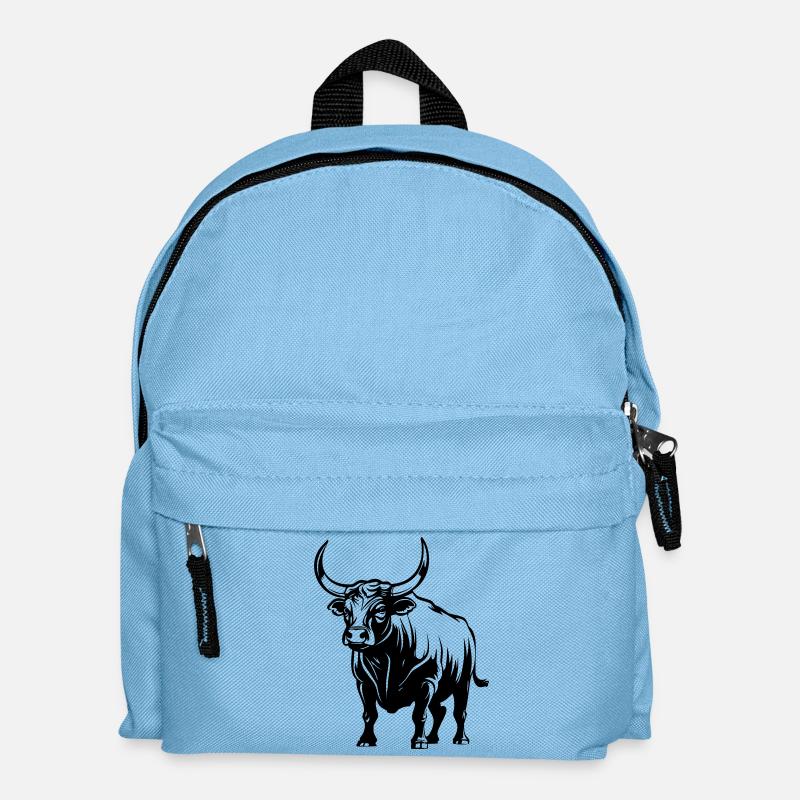 Taureau - Sac à dos Enfant - bleu clair