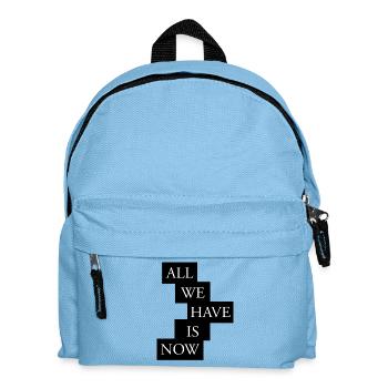 All we have is now - White/Black - Kinder Rucksack - Hellblau - Vorne