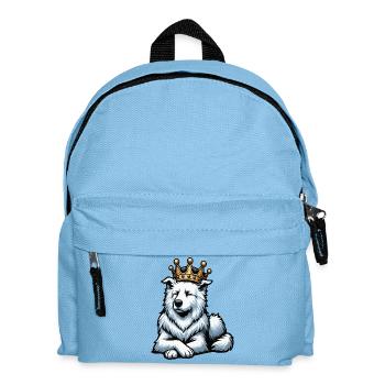 White Shepherd Shepherd Shepherd Dogs - Kids' Backpack - light blue - Front