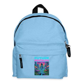 Nostalgie pour l’avenir de la cité spatiale - Sac à dos Enfant - bleu clair - Devant