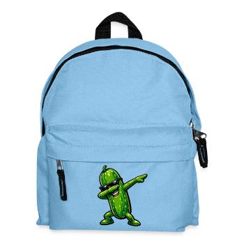 Tamponnement du concombre - Sac à dos Enfant - bleu clair - Devant