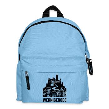 Wernigerode Harz - Kinder Rucksack - Hellblau - Vorne