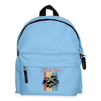 J'PEUX PAS J'AI GRAND PRIX - Sac à dos Enfant - bleu clair - Devant