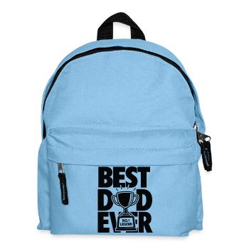 Best Dad Ever Trophy Champion - Kinder Rucksack - Hellblau - Vorne