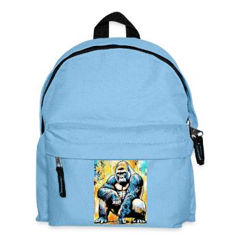 gorilla - Kids' Backpack - light blue - Front
