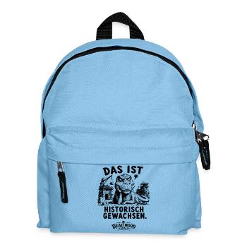 Historisch Gewachsen T-Rex Lustiges Büro Geschenk - Kinder Rucksack - Hellblau - Vorne