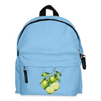 Limetten Aquarell Frische - Kinder Rucksack - Hellblau - Vorne