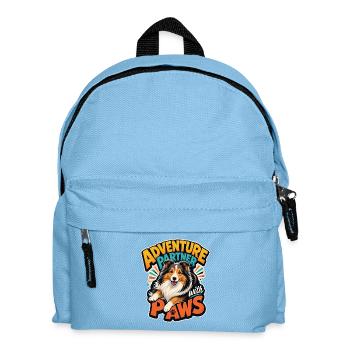 Shetland Shepherd - Kids' Backpack - light blue - Front