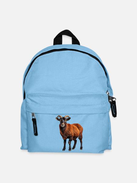 Kamerunschaf - Kinder Rucksack - Hellblau