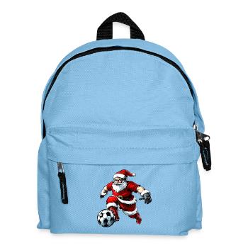 Noël du football - Sac à dos Enfant - bleu clair - Devant
