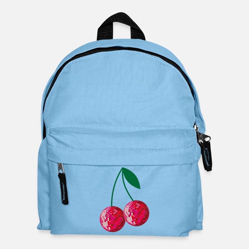 disco cherries - Kids' Backpack - light blue