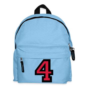 Numéro Quatre - Numéro 4 - Sac à dos Enfant - bleu clair - Devant