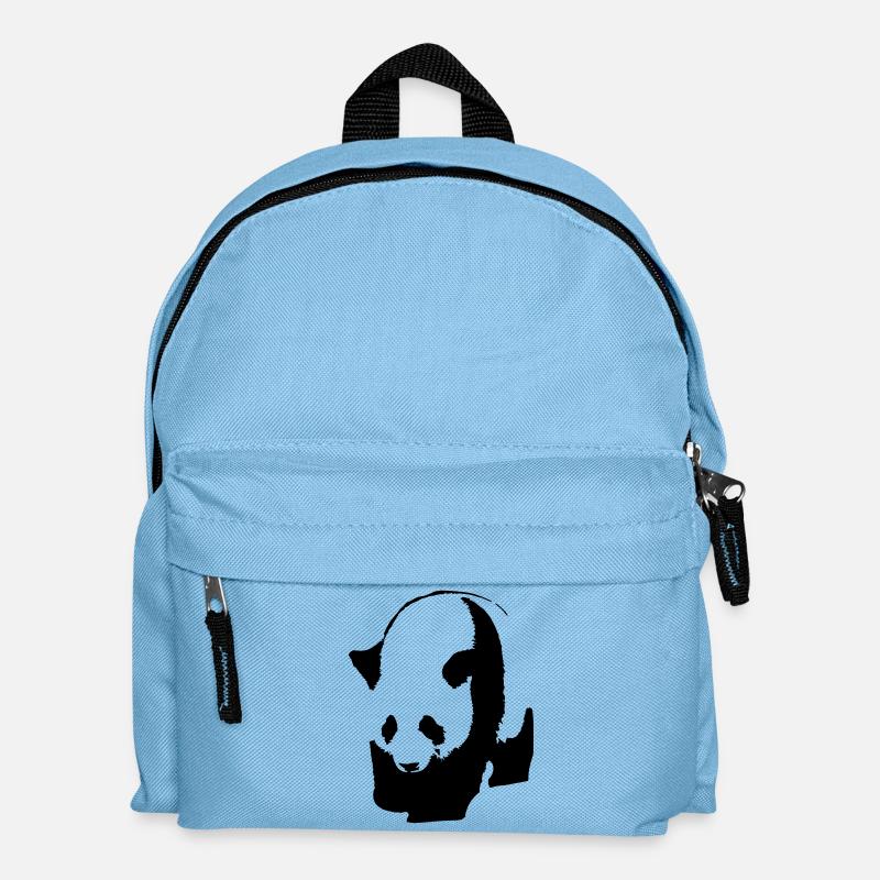Panda - Kinder Rucksack - Hellblau