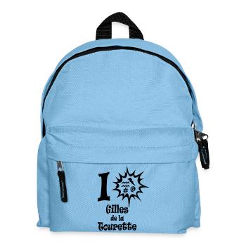 Tourette - Kids' Backpack - light blue - Front