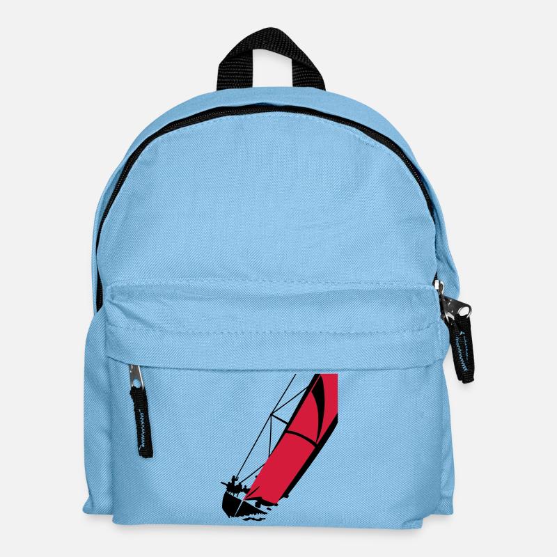 Segelboot - Kinder Rucksack - Hellblau